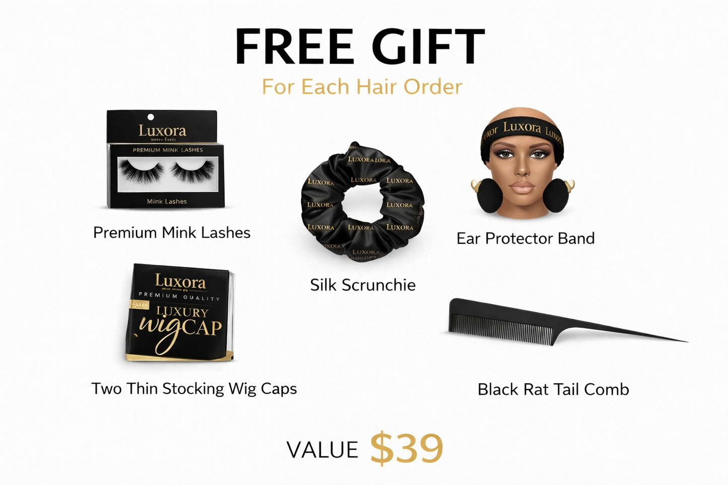 $39 Value Luxora Free Gifts Set 🎁